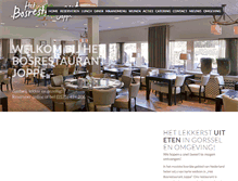 Tablet Screenshot of bosrestaurant.nl